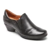 Cobb Hill Laurel Black Leather Slip-On (Women's)