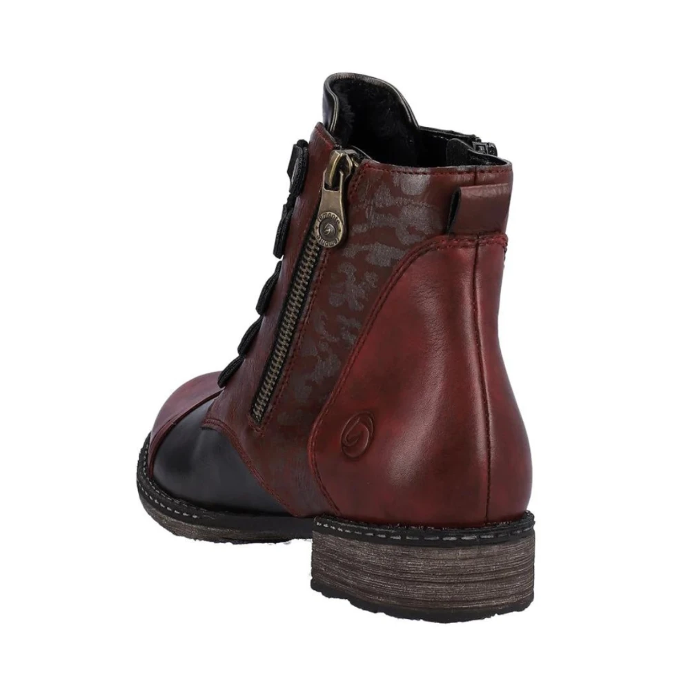 Remonte D4391 Chandra 91 Vino/Bronze Bootie (Women's) 3 Remonte D4391 Chandra 91 Vino/Bronze Bootie (Women's) - Image 3