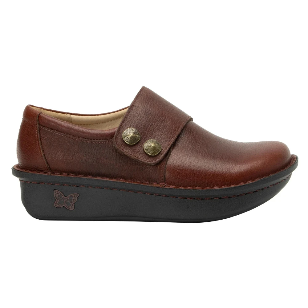 Alegria Deliah Chestnut Leather Slip-On (Women's) 2 Alegria Deliah Chestnut Leather Slip-On (Women's) - Image 2