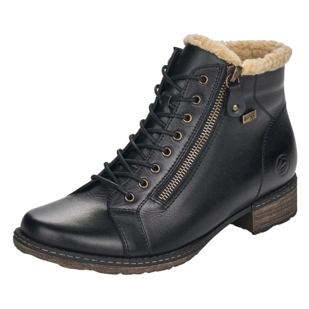 Remonte D4372 Chandra 72 Black/Beige Bootie (Women's) 1 Remonte D4372 Chandra 72 Black/Beige Bootie (Women's)