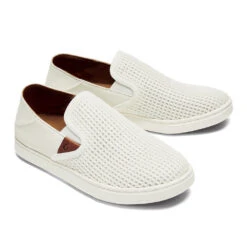 OluKai Pehuea Mesh Slip-On White (Women's) -Dansko Shoe Store Wht 5 4afe3995 56a6 4c9f 8398 c0103619748e