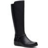 Clarks Cheyn Lindie Boot Black Leather (Women's)