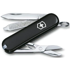 Victorinox Classic Small Swiss Army Pocket Knife In Black