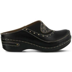 L'Artiste By Spring Step Chino Clog Black Leather (Women's) -Dansko Shoe Store black 3 67226bf1 de10 491a 88f4 0228cc7ed45e