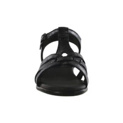 SAS Aurora Sandal Carbon Black Leather (Women's) -Dansko Shoe Store black 4 820278b5 5751 4bdf a7bc d87a0aaa0c46