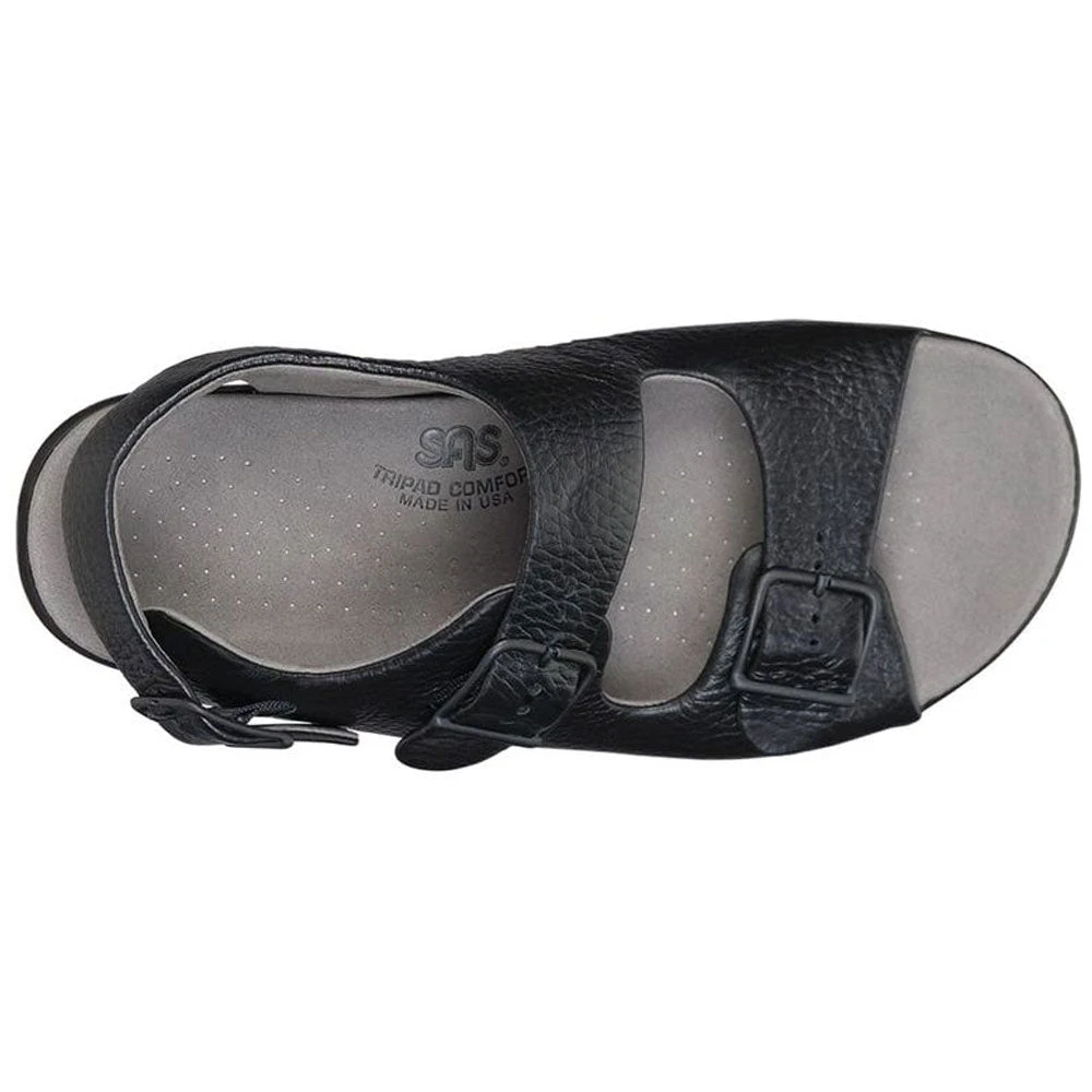 SAS Relaxed Sandal Black Leather (Women's) 4 SAS Relaxed Sandal Black Leather (Women's) - Image 4