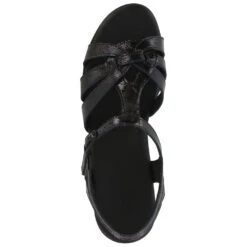 SAS Aurora Sandal Carbon Black Leather (Women's) -Dansko Shoe Store black 6 98662b23 5cae 4665 a89e 3340f0a3e7c0