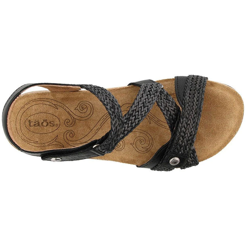 Taos Trulie Sandal Black Leather (Women's) 4 Taos Trulie Sandal Black Leather (Women's) - Image 4