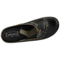 L'Artiste By Spring Step Chino Clog Black Leather (Women's) -Dansko Shoe Store black 6 e621a843 c166 4a61 a2eb 6fee6c985be0