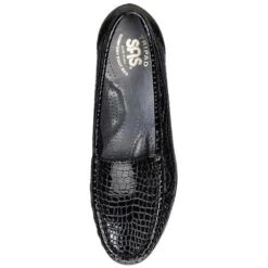 SAS Simplify Loafer Black Croc (Women's) -Dansko Shoe Store croc black 4