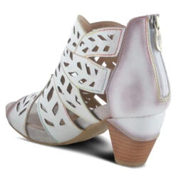 L'Artiste By Spring Step Icon Shootie Off White Leather (Women's) -Dansko Shoe Store iconw 6