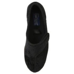 Foamtreads Jewel Slipper Black Velour (Women's) -Dansko Shoe Store jewel black 5