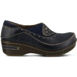Spring Step Burbank Navy Leather (Women's) -Dansko Shoe Store navy 3 a1441e59 24f5 4acc ae81 c13c75aad208