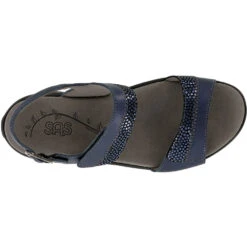 SAS Nudu Sandal Navy Leather (Women's) -Dansko Shoe Store navy 6 a6c2bac4 a6cb 4916 9298 a9505f9eb410