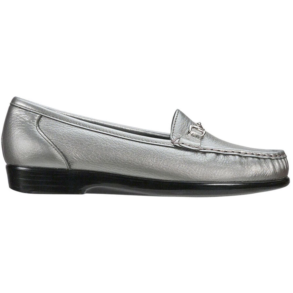 SAS Metro Loafer Pewter Leather (Women's) 2 SAS Metro Loafer Pewter Leather (Women's) - Image 2