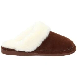 Old Friend Scuff Slipper Dark Brown Sheepskin (Women's) -Dansko Shoe Store pic4 08c60828 0b6c 4420 bace 17d5ad481c12