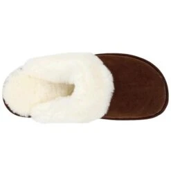Old Friend Scuff Slipper Dark Brown Sheepskin (Women's) -Dansko Shoe Store pic5 a6bb1485 3724 4e3b a219 9f66bdf4a4cc
