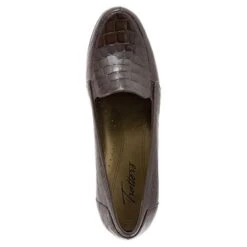 Trotters Gloria Dark Brown Croc (Women's) -Dansko Shoe Store pic5 c1811528 693c 433f aca1 0846bff26a6b