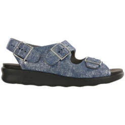 SAS Relaxed Sandal Silver Blue Leather (Women's) 8 SAS Relaxed Sandal Silver Blue Leather (Women's) -Dansko Shoe Store silver blue 3