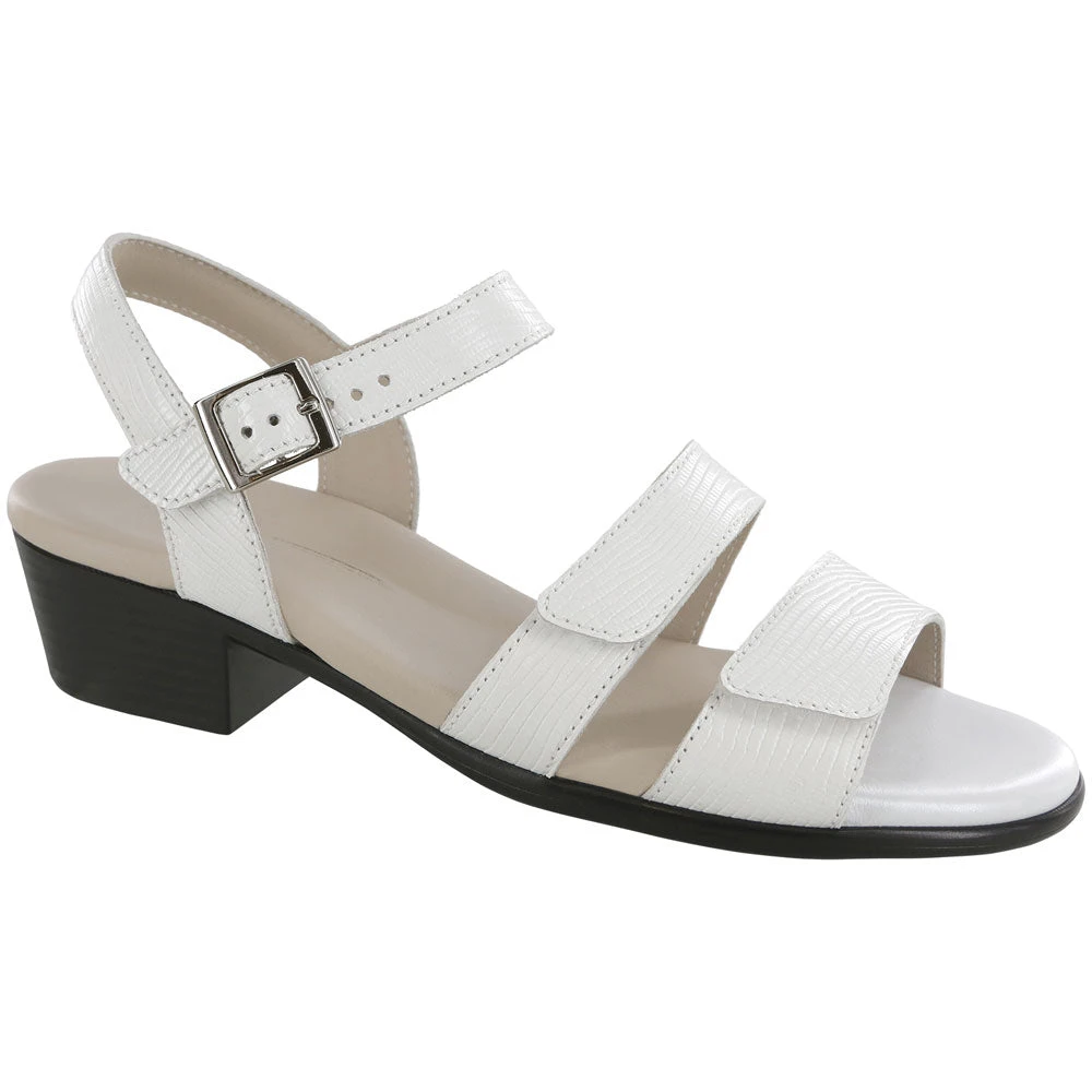 SAS Savanna Sandal White Lizard Leather (Women's) 1 SAS Savanna Sandal White Lizard Leather (Women's)