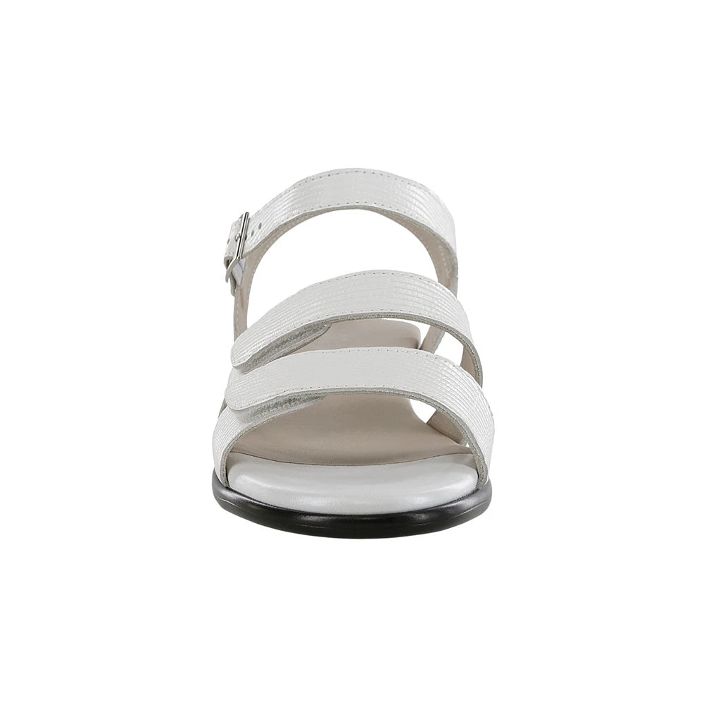 SAS Savanna Sandal White Lizard Leather (Women's) 3 SAS Savanna Sandal White Lizard Leather (Women's) - Image 3